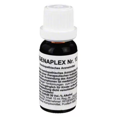 REGENAPLEX Kapljice št. 13, 15 ml REGENAPLEX Kapljice št. 13, 15 ml