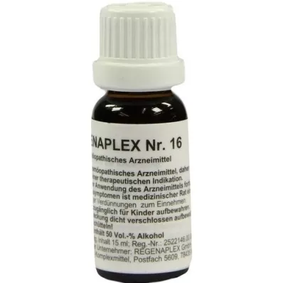 REGENAPLEX Kapljice št. 16, 15 ml