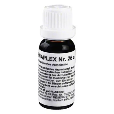 REGENAPLEX št. 26 a kapljice, 15 ml REGENAPLEX št. 26 a kapljice, 15 ml