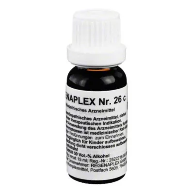 REGENAPLEX Kapljice št. 26 c, 15 ml