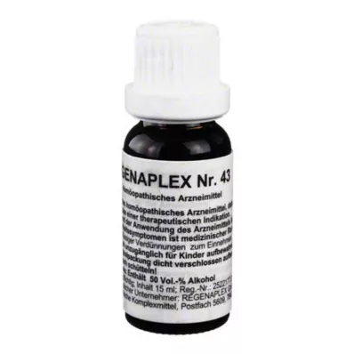 REGENAPLEX Kapljice št. 43, 15 ml
