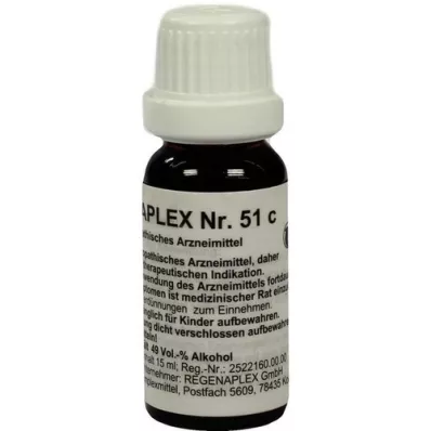 REGENAPLEX Kapljice št. 51 c, 15 ml