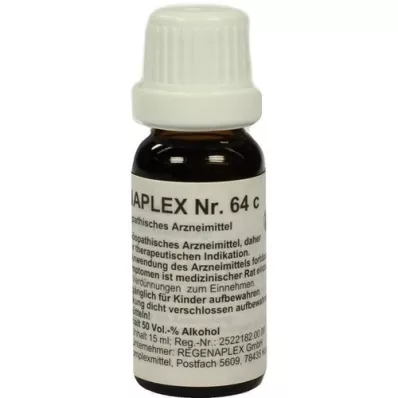 REGENAPLEX Kapljice št. 64 c, 15 ml