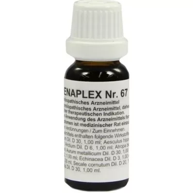 REGENAPLEX Kapljice št. 67, 15 ml