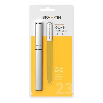 BIO-H-TIN Steklena pilica za nohte, 1 kos