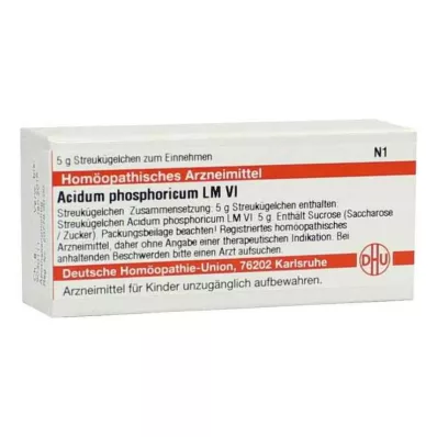 ACIDUM PHOSPHORICUM LM VI Globule, 5 g ACIDUM PHOSPHORICUM LM VI Globule, 5 g