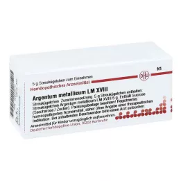 ARGENTUM METALLICUM LM XVIII Globule, 5 g