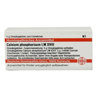 CALCIUM PHOSPHORICUM LM XVIII Globule, 5 g