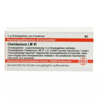 CHELIDONIUM LM VI Globule, 5 g CHELIDONIUM LM VI Globule, 5 g