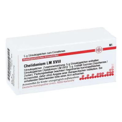 CHELIDONIUM LM XVIII Globule, 5 g CHELIDONIUM LM XVIII Globule, 5 g