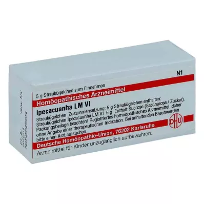 IPECACUANHA LM VI Globule, 5 g IPECACUANHA LM VI Globule, 5 g