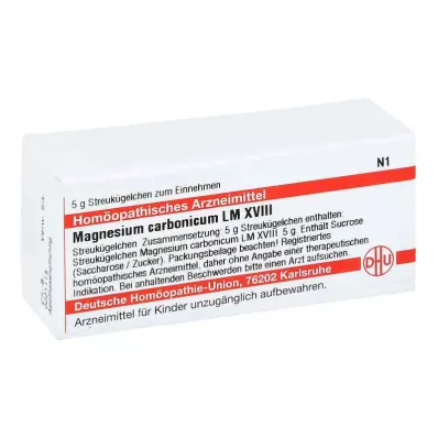 MAGNESIUM CARBONICUM LM XVIII Globule, 5 g MAGNESIUM CARBONICUM LM XVIII Globule, 5 g