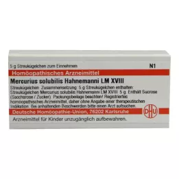 MERCURIUS SOLUBILIS Hahnemanni LM XVIII Globule, 5 g