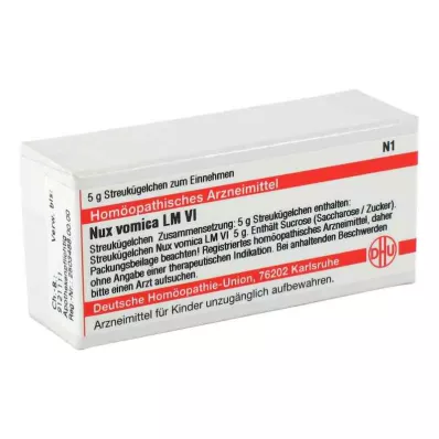 NUX VOMICA LM VI Globule, 5 g NUX VOMICA LM VI Globule, 5 g