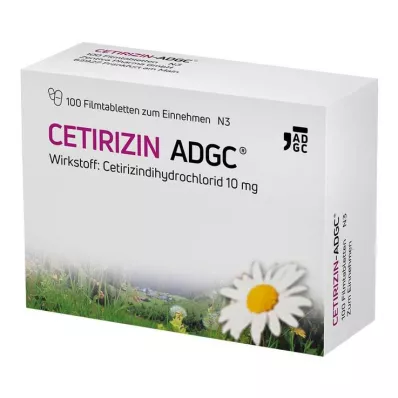 CETIRIZIN ADGC Filmsko obložene tablete, 100 kosov