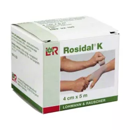 ROSIDAL K bandaža 4 cmx5 m, 1 kos