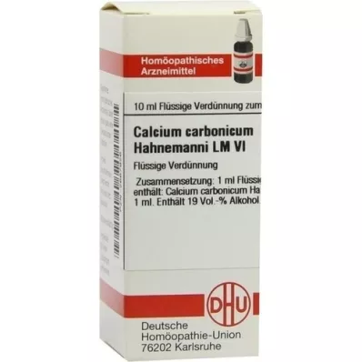 CALCIUM CARBONICUM Hahnemanni LM VI Raztopina, 10 ml