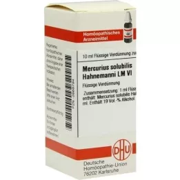 MERCURIUS SOLUBILIS Hahnemanni LM VI Raztopina, 10 ml