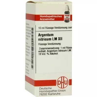 ARGENTUM NITRICUM LM XII Razredčenje, 10 ml