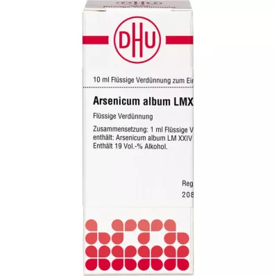 ARSENICUM ALBUM LM XXIV Razredčenje, 10 ml