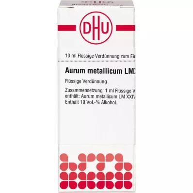 AURUM METALLICUM LM XXIV Razredčenje, 10 ml