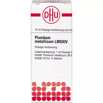 PLUMBUM METALLICUM LM XXIV Razredčenje, 10 ml