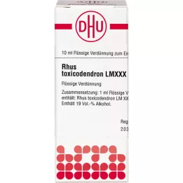 RHUS TOXICODENDRON LM XXX Razredčenje, 10 ml