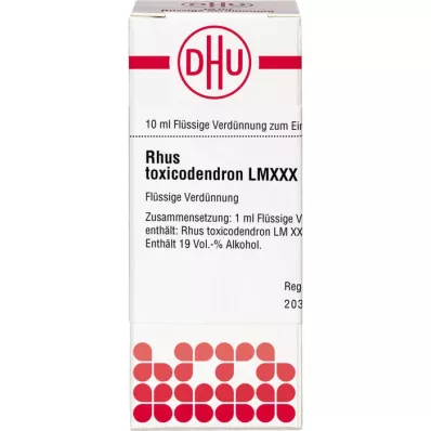 RHUS TOXICODENDRON LM XXX Razredčenje, 10 ml