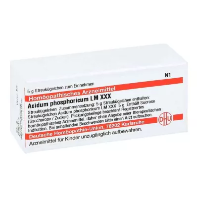 ACIDUM PHOSPHORICUM LM XXX Globule, 5 g ACIDUM PHOSPHORICUM LM XXX Globule, 5 g