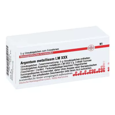 ARGENTUM METALLICUM LM XXX Globule, 5 g ARGENTUM METALLICUM LM XXX Globule, 5 g
