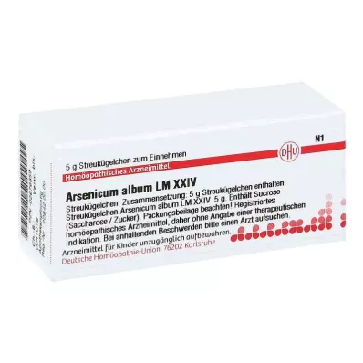 ARSENICUM ALBUM LM XXIV Globule, 5 g ARSENICUM ALBUM LM XXIV Globule, 5 g