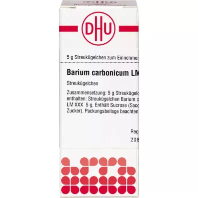 BARIUM CARBONICUM LM XXX Globule, 5 g