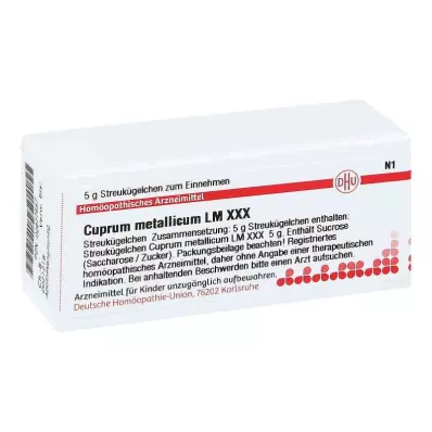 CUPRUM METALLICUM LM XXX Globule, 5 g CUPRUM METALLICUM LM XXX Globule, 5 g