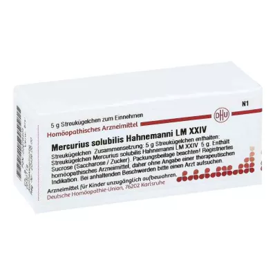MERCURIUS SOLUBILIS Hahnemanni LM XXIV Globule, 5 g