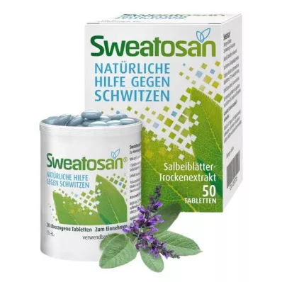 SWEATOSAN obložene tablete, 50 kosov