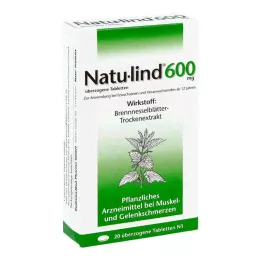 NATULIND 600 mg obložene tablete, 20 kosov