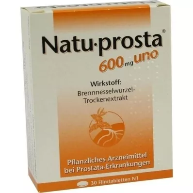 NATUPROSTA 600 mg uno filmsko obložene tablete, 30 kosov