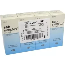 SAB simplex peroralna suspenzija, 4X30 ml