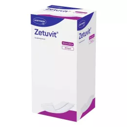 ZETUVIT Vpojne blazinice sterilne 10x20 cm, 25 kosov