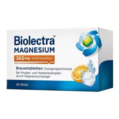BIOLECTRA Magnezij 365 mg fortissimum Orange, 20 kapsul BIOLECTRA Magnezij 365 mg fortissimum Orange, 20 kapsul