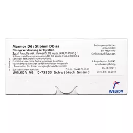 MARMOR Ampule D 6/Stibium D 6 aa, 50X10 ml