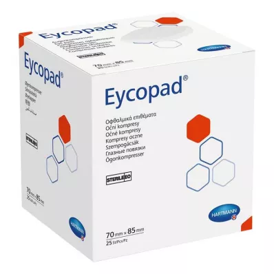 EYCOPAD Obkladki za oči 70x85 mm, sterilni, 25 kosov
