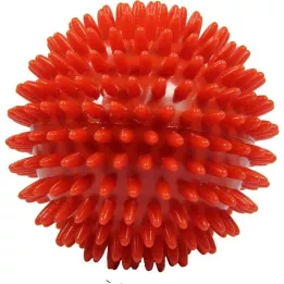 MASSAGEBALL Žogica ježek 9 cm rdeča, 1 kos
