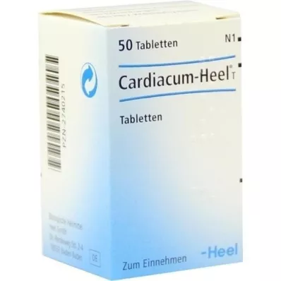 CARDIACUM Tablete Heel T, 50 kosov