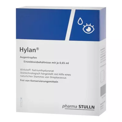 HYLAN 0,65 ml kapljice za oči, 60 kosov