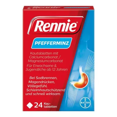 RENNIE Žvečljive tablete, 24 kosov