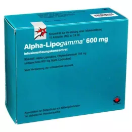 ALPHA-LIPOGAMMA 600 mg koncentrat infuzijske raztopine, 10X24 ml
