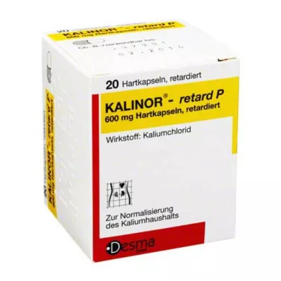 KALINOR retard P 600 mg trde kapsule, 20 kosov KALINOR retard P 600 mg trde kapsule, 20 kosov