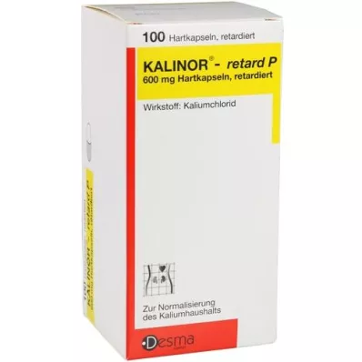 KALINOR retard P 600 mg trde kapsule, 100 kosov