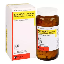KALINOR retard P 600 mg trde kapsule, 100 kosov
